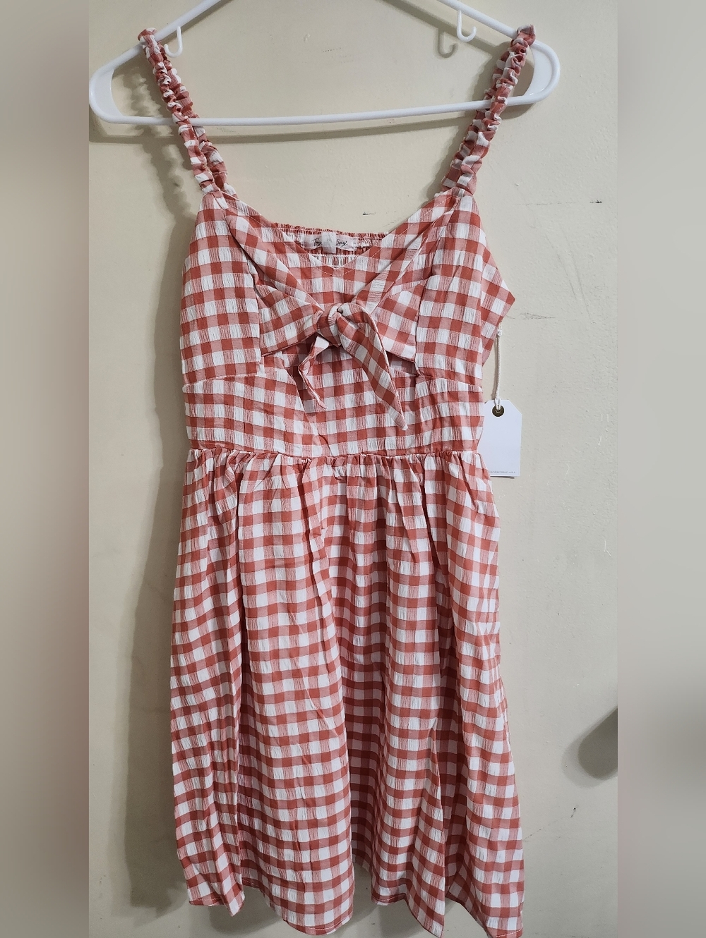 Taylor & Sage Red And White Gingham Dress Size: Medium NWT